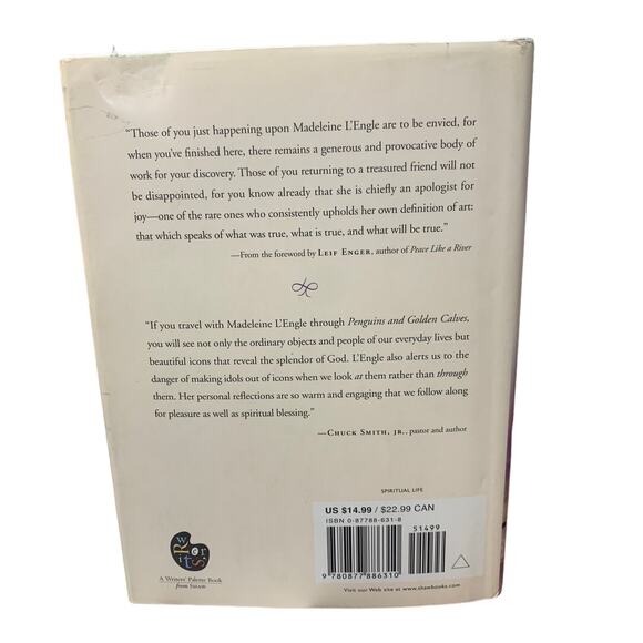 Vintage 2003 Penguins & Golden Calves Fiction Book Antarctica by L'Engle - Picture 2 of 2